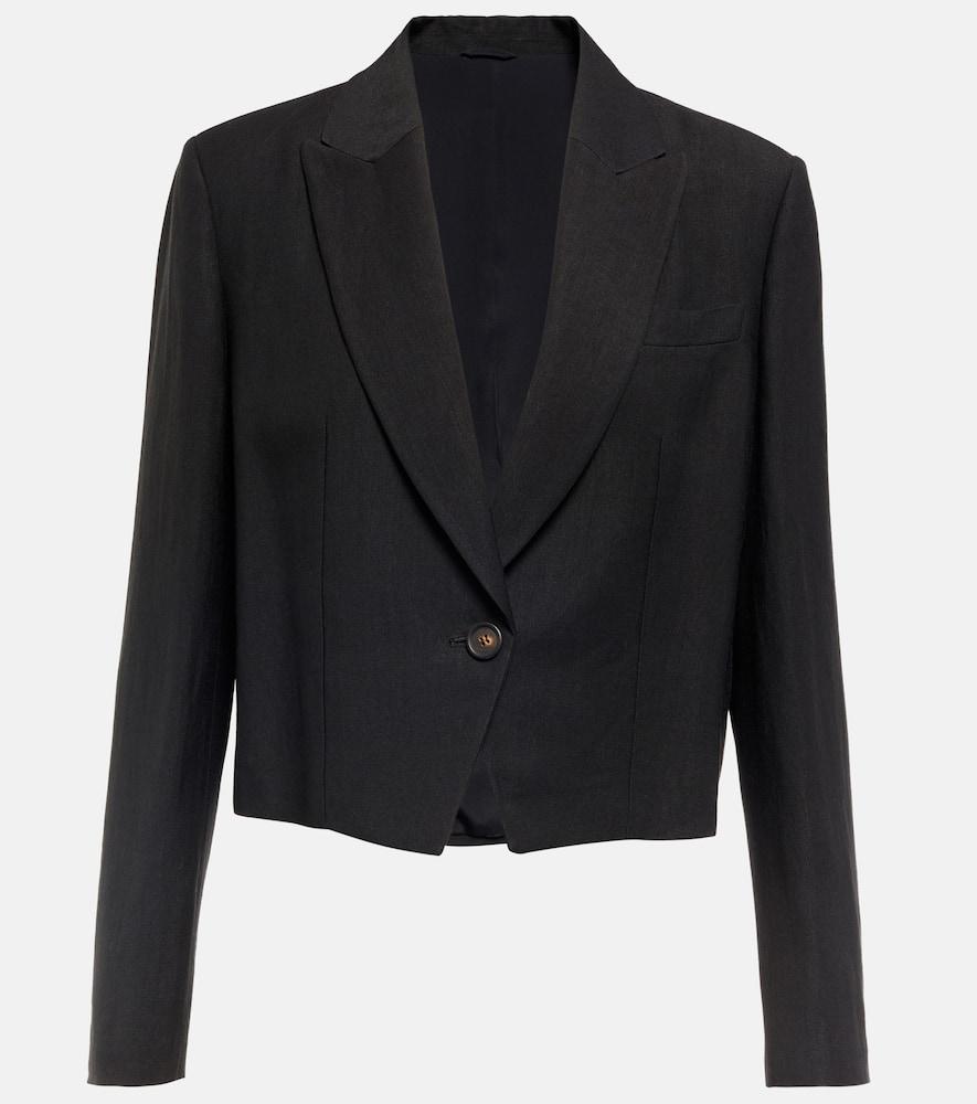 brunello cucinelli cropped blazer