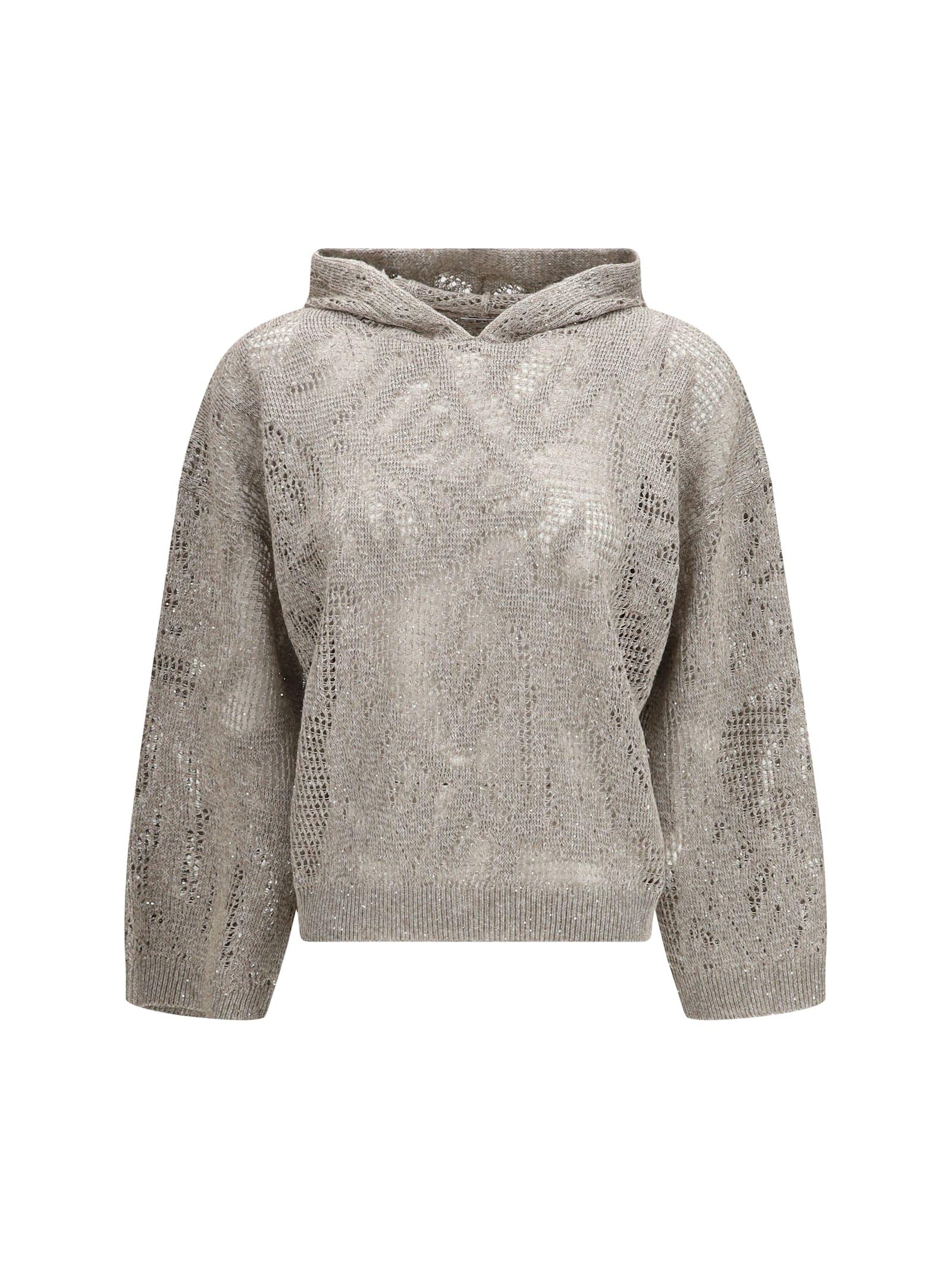 brunello cucinelli dazzling water lilies sweater