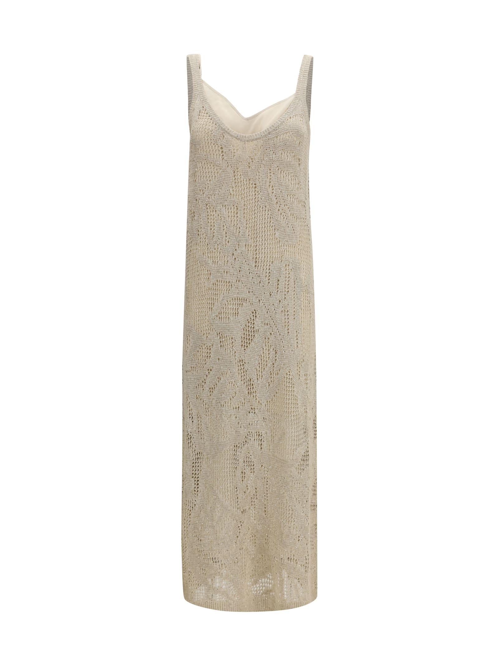 brunello cucinelli dazzling water lillies dress