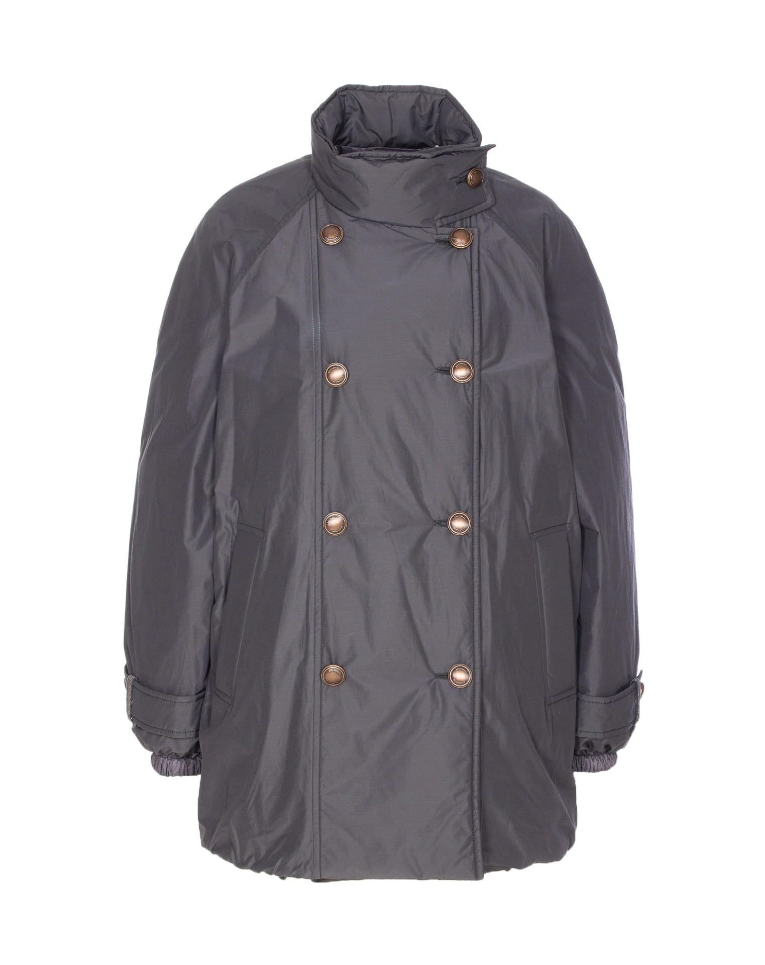 brunello cucinelli doule breast down jacket