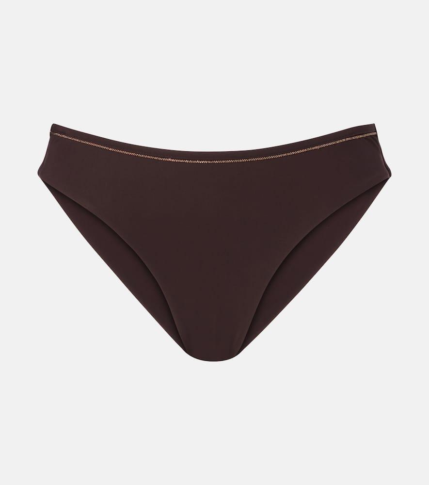 brunello cucinelli embellished bikini bottoms