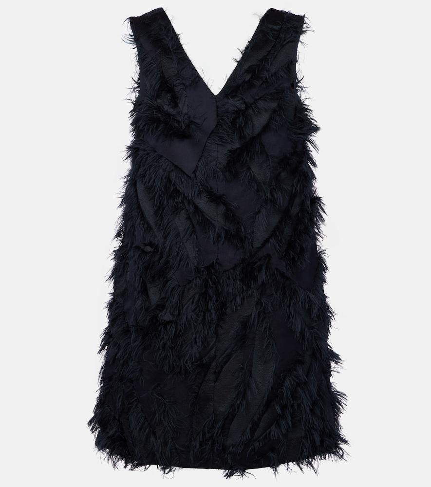 brunello cucinelli fringed minidress
