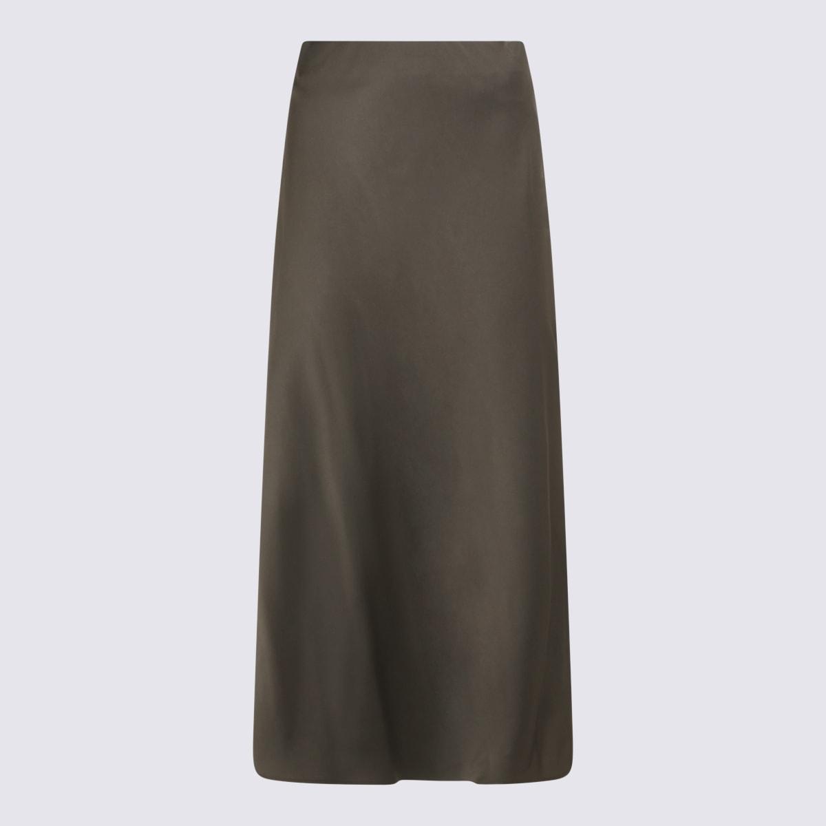 brunello cucinelli green skirt