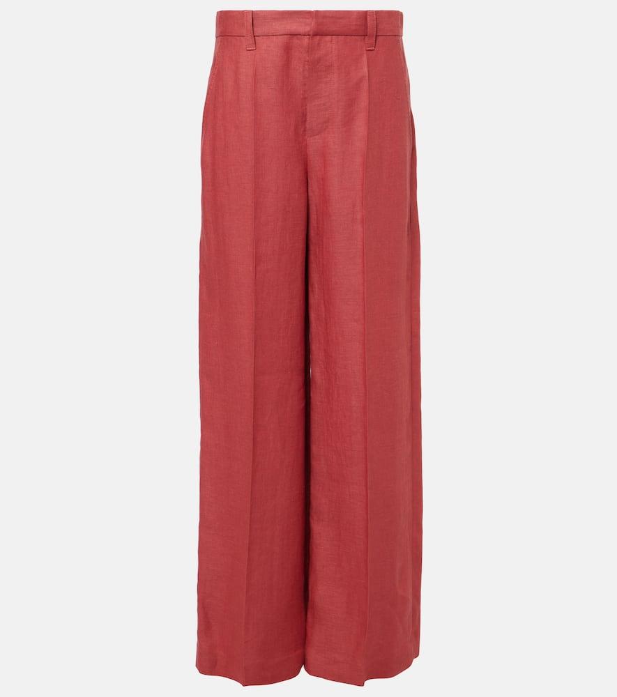 brunello cucinelli hemp and linen wide