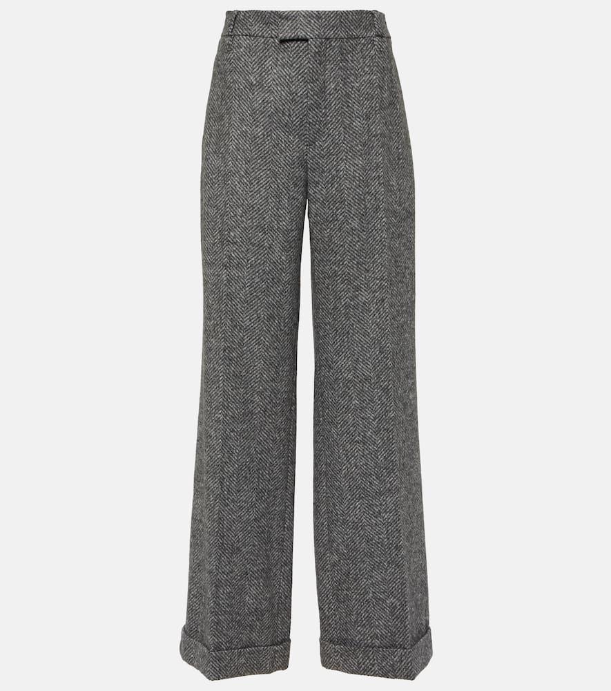 brunello cucinelli herringbone wool