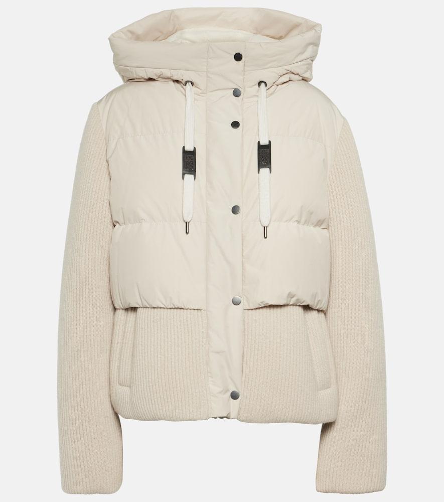 brunello cucinelli hooded down jacket