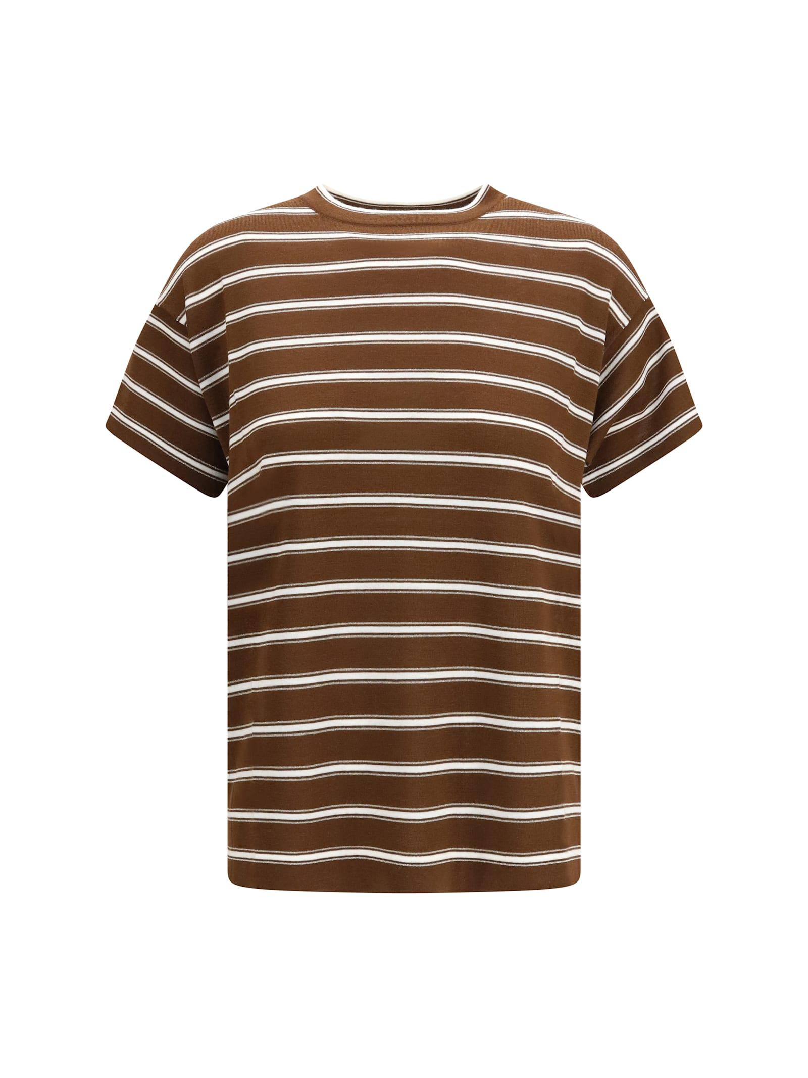 brunello cucinelli knitted shirt in virgin wool and cashmere