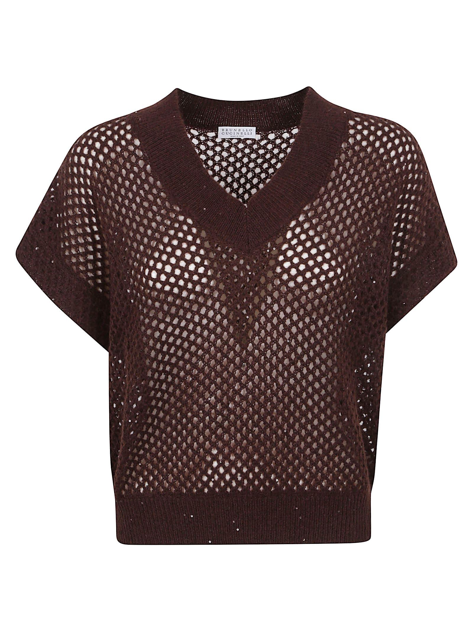 brunello cucinelli knitted vest