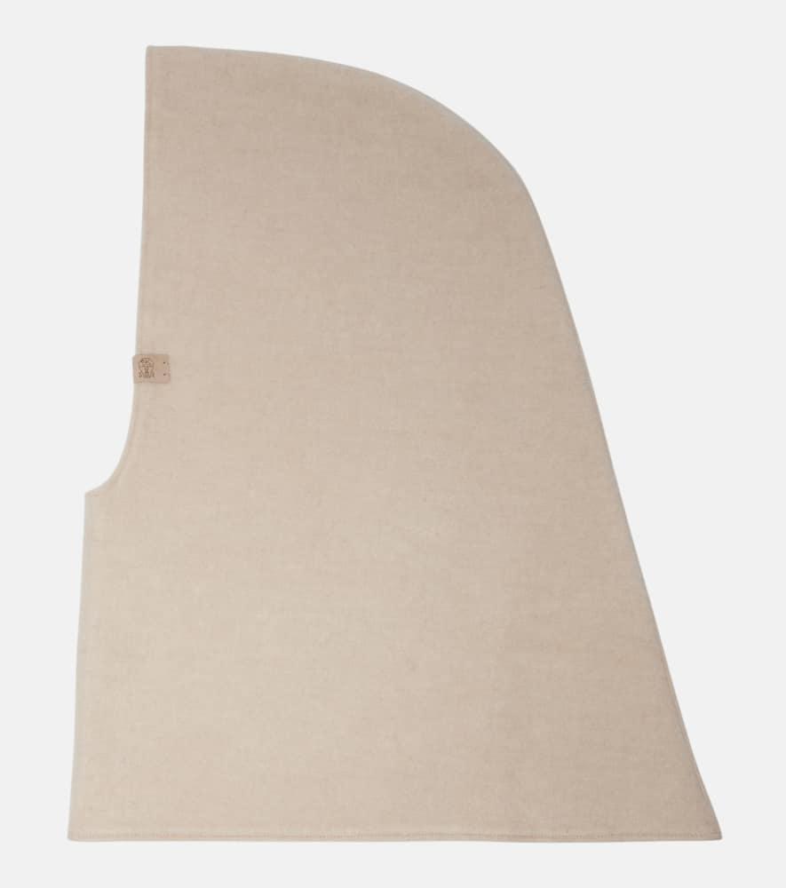 brunello cucinelli knitted wool and cashmere hood