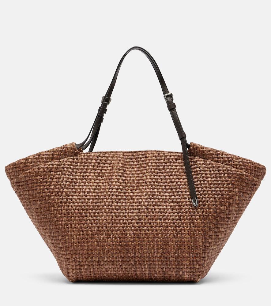 brunello cucinelli large leather