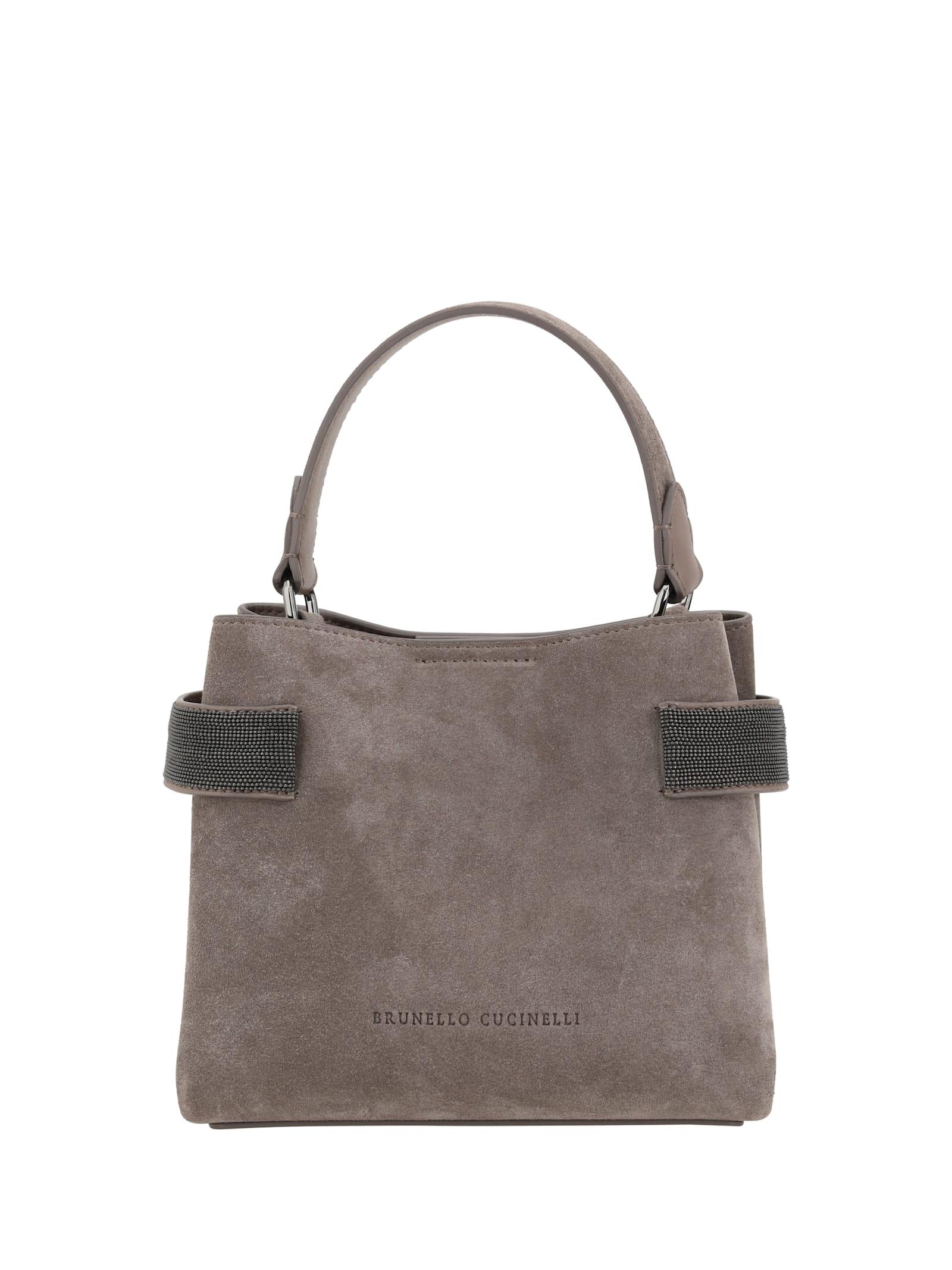 brunello cucinelli leather handbag