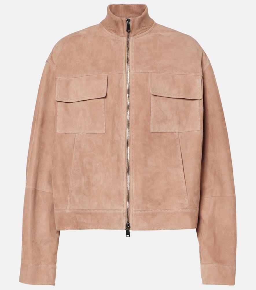 brunello cucinelli leather jacket