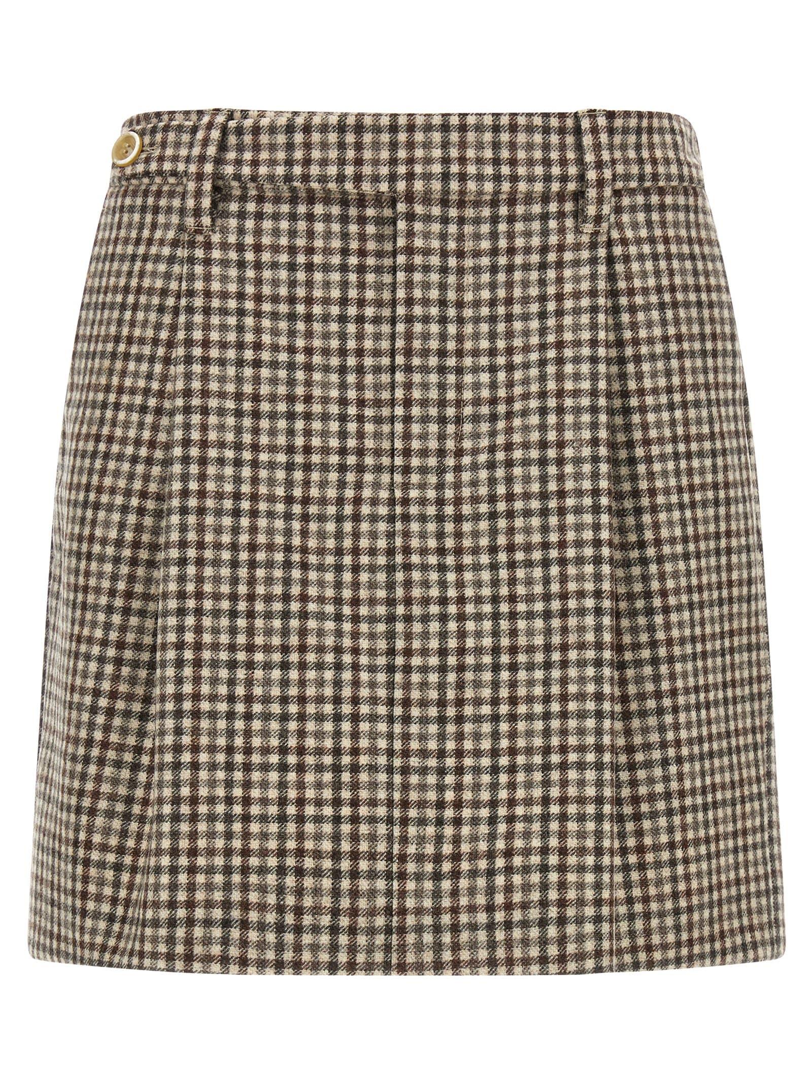 brunello cucinelli mini skirt