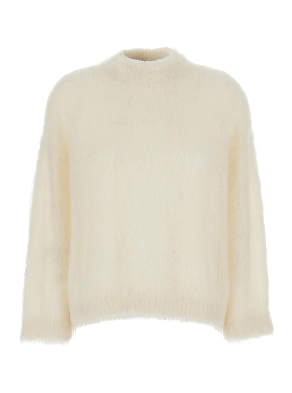 brunello cucinelli mohair silk sweater