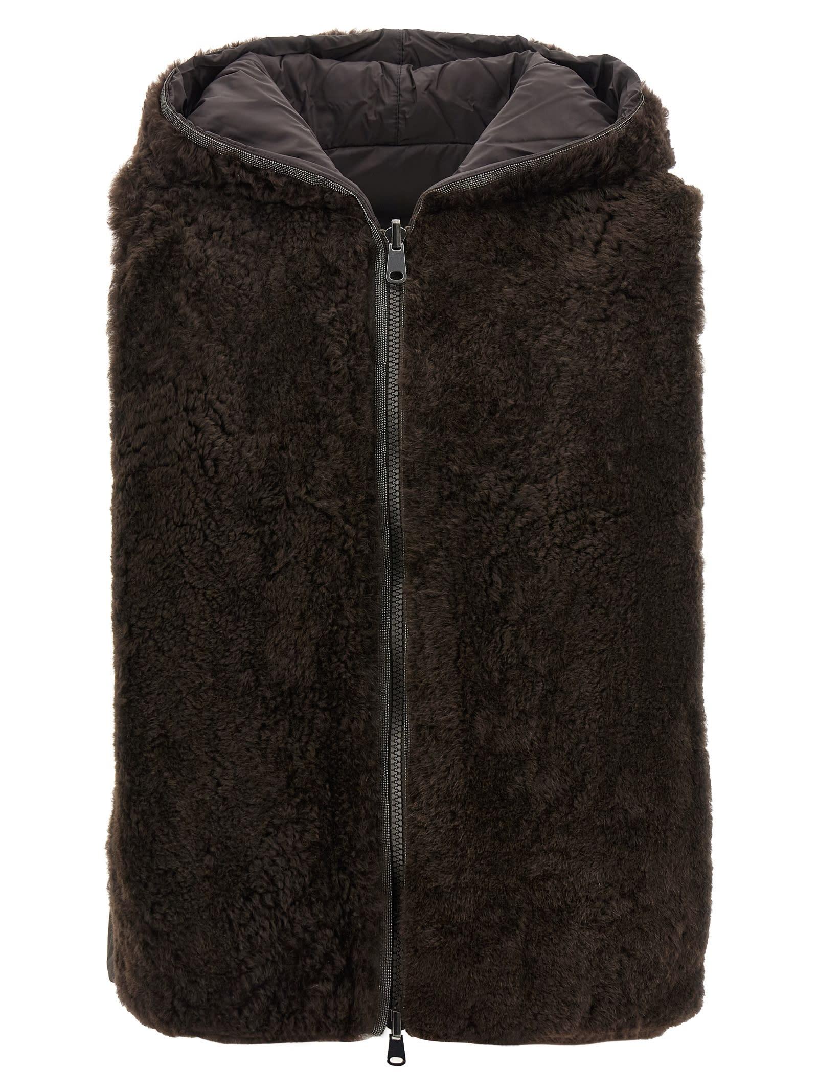 brunello cucinelli monile reversible vest