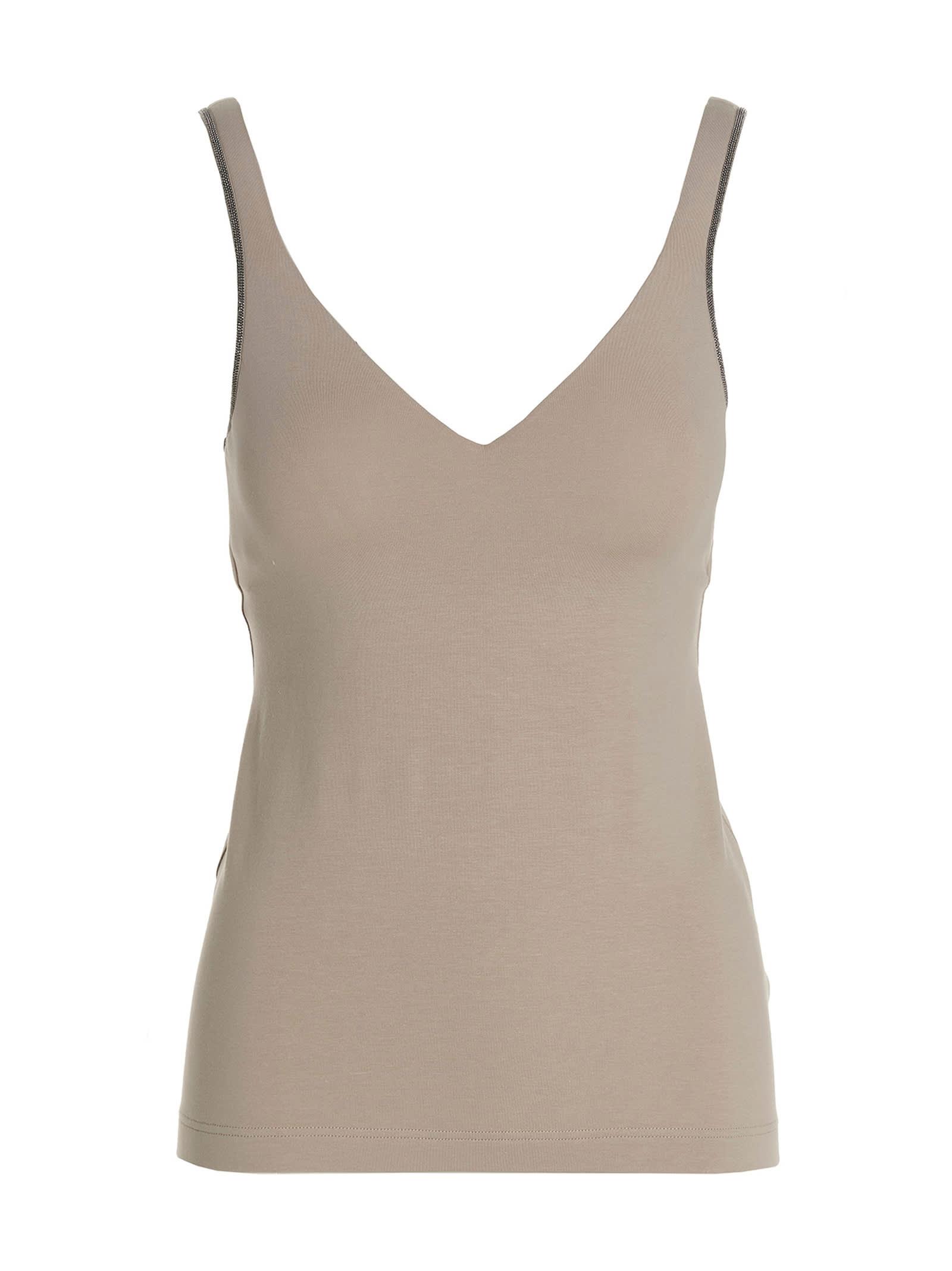 brunello cucinelli monile tank top