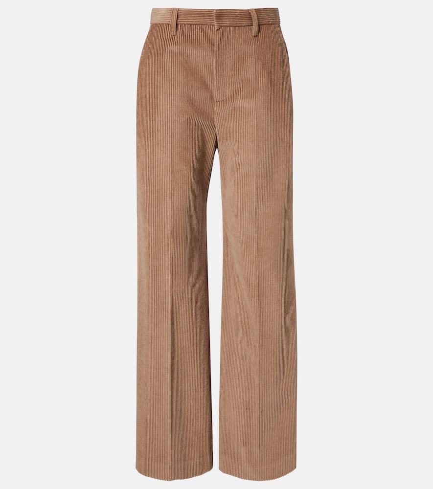 brunello cucinelli monili cotton corduroy wide