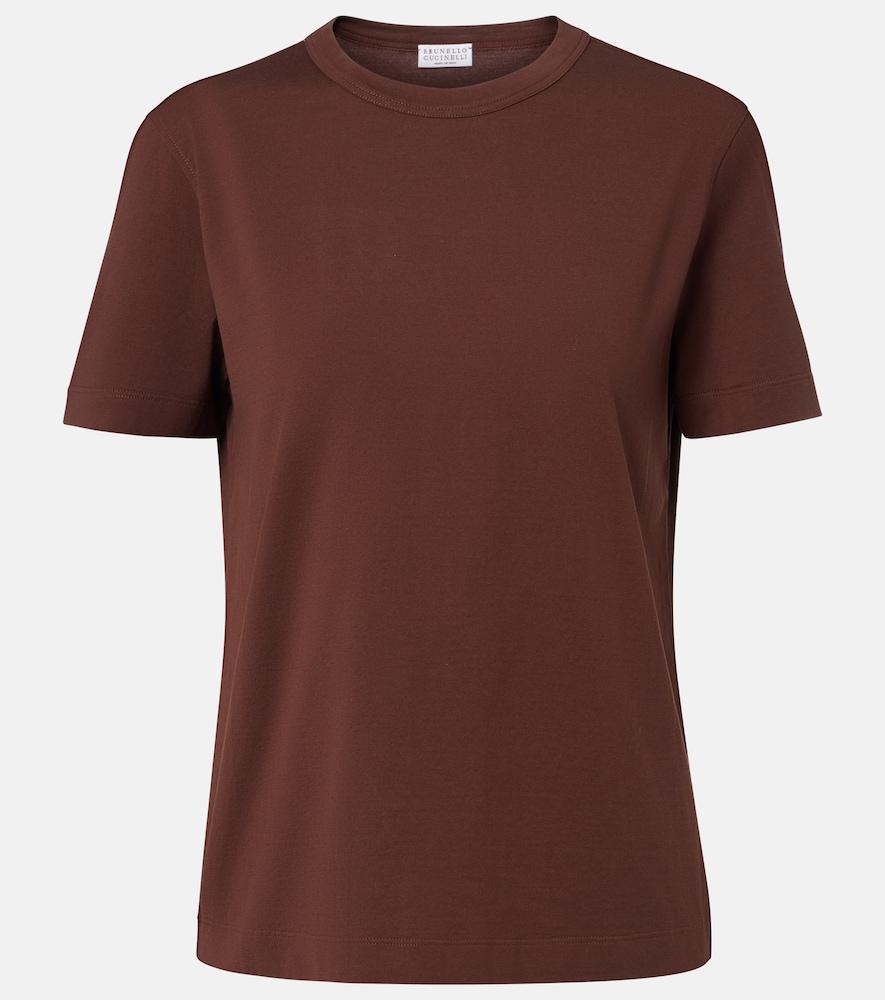 brunello cucinelli monili cotton jersey t