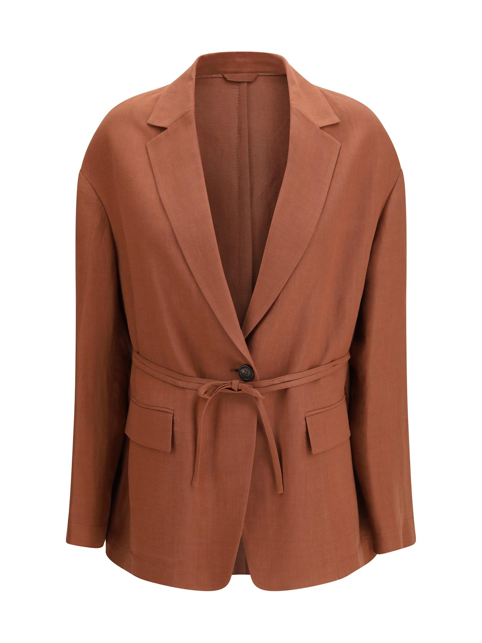 brunello cucinelli monili-embellishment blazer