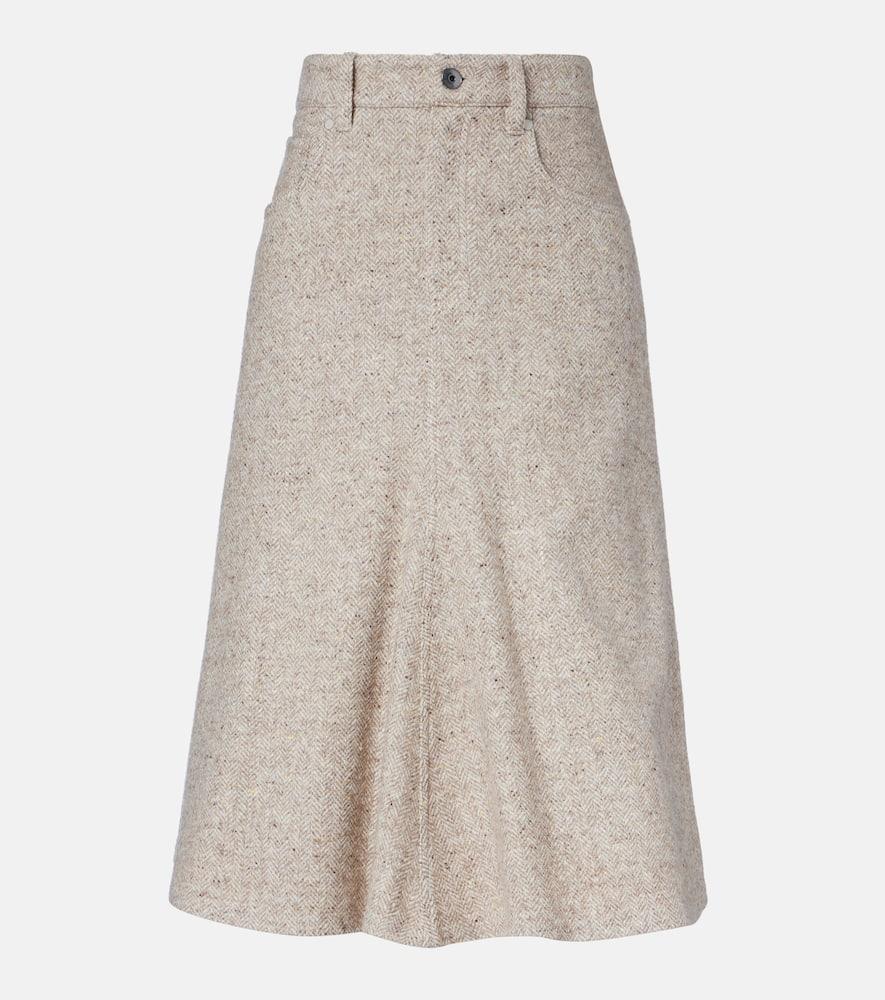 brunello cucinelli monili wool and silk