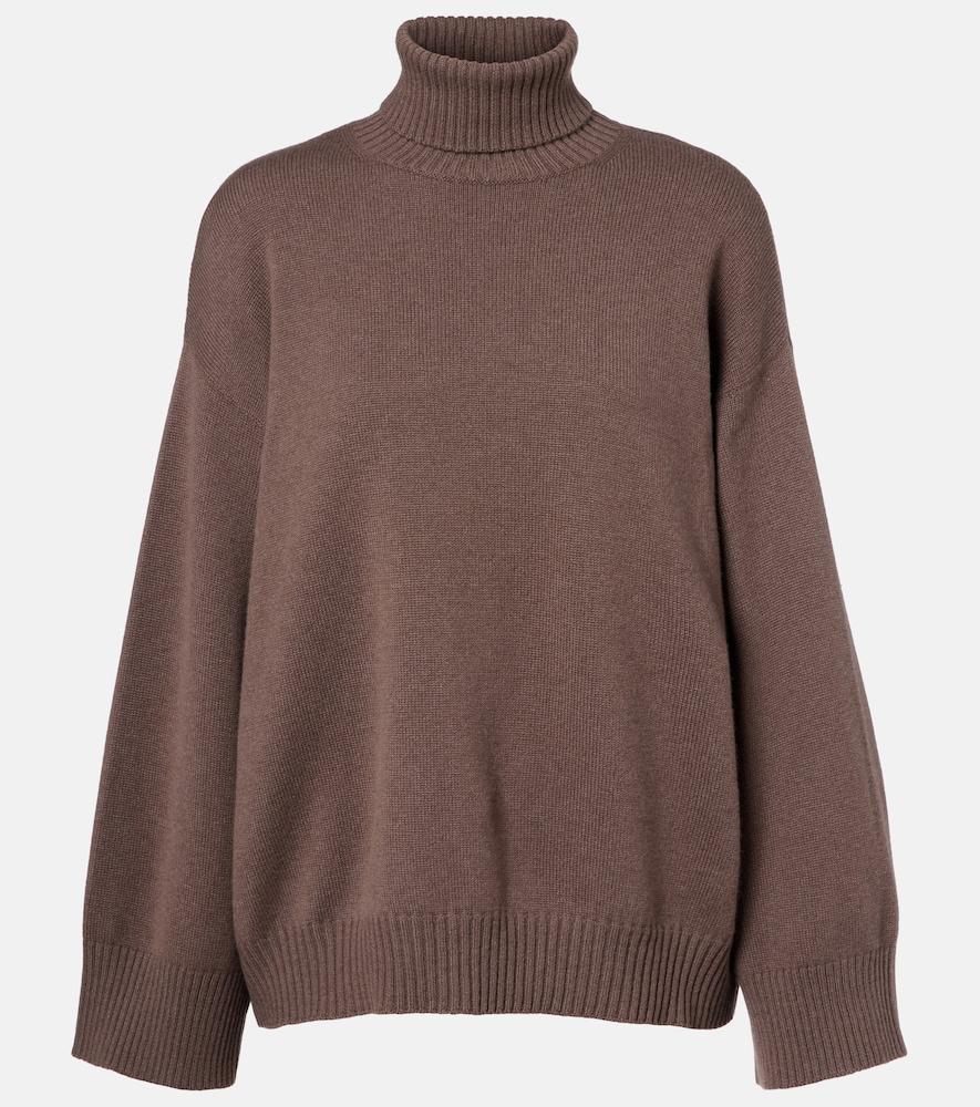 brunello cucinelli oversized cashmere turtleneck sweater