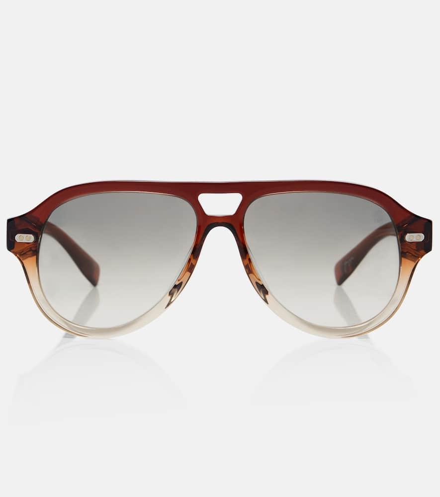 brunello cucinelli paul aviator sunglasses