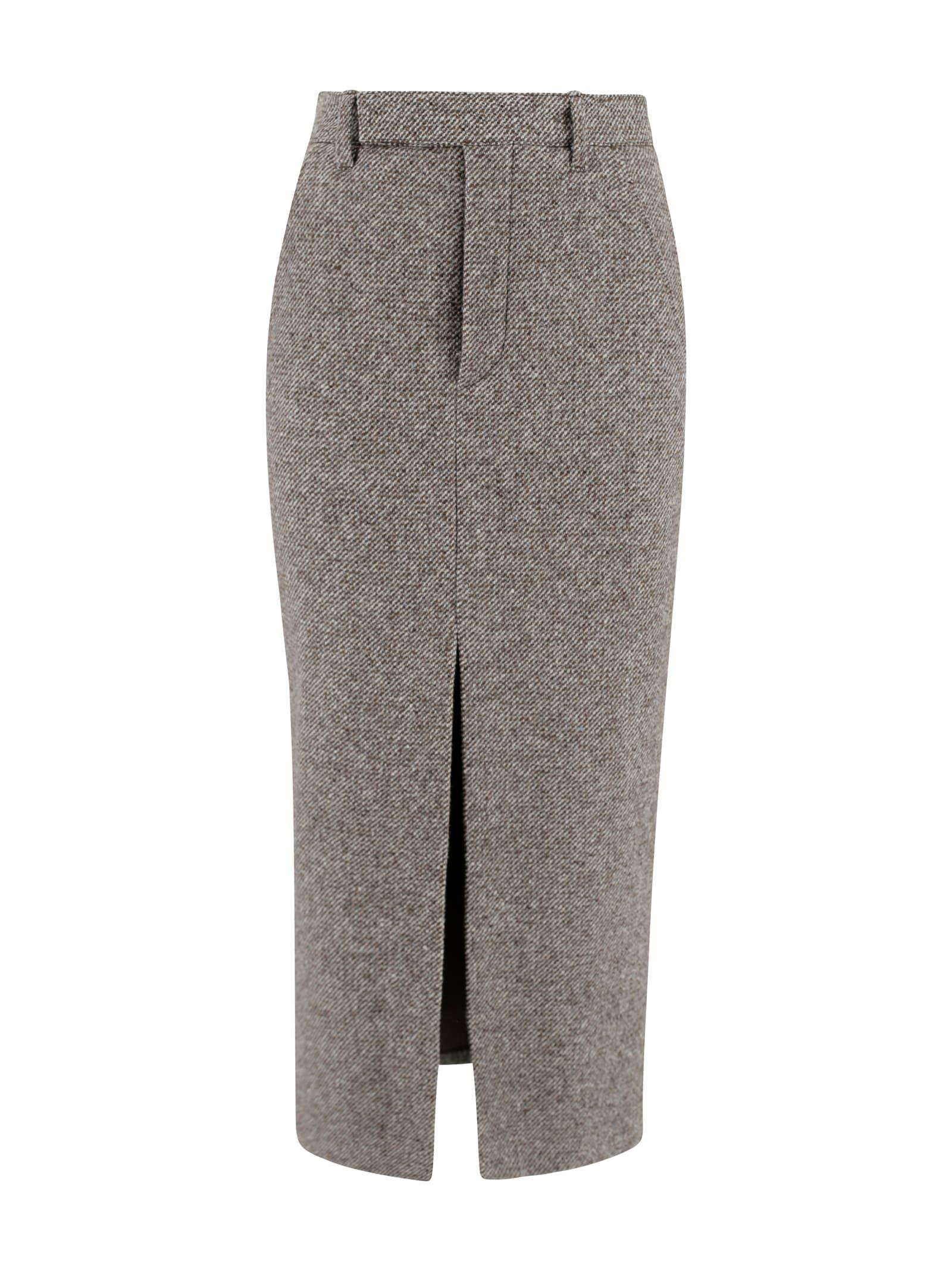 brunello cucinelli pencil skirt