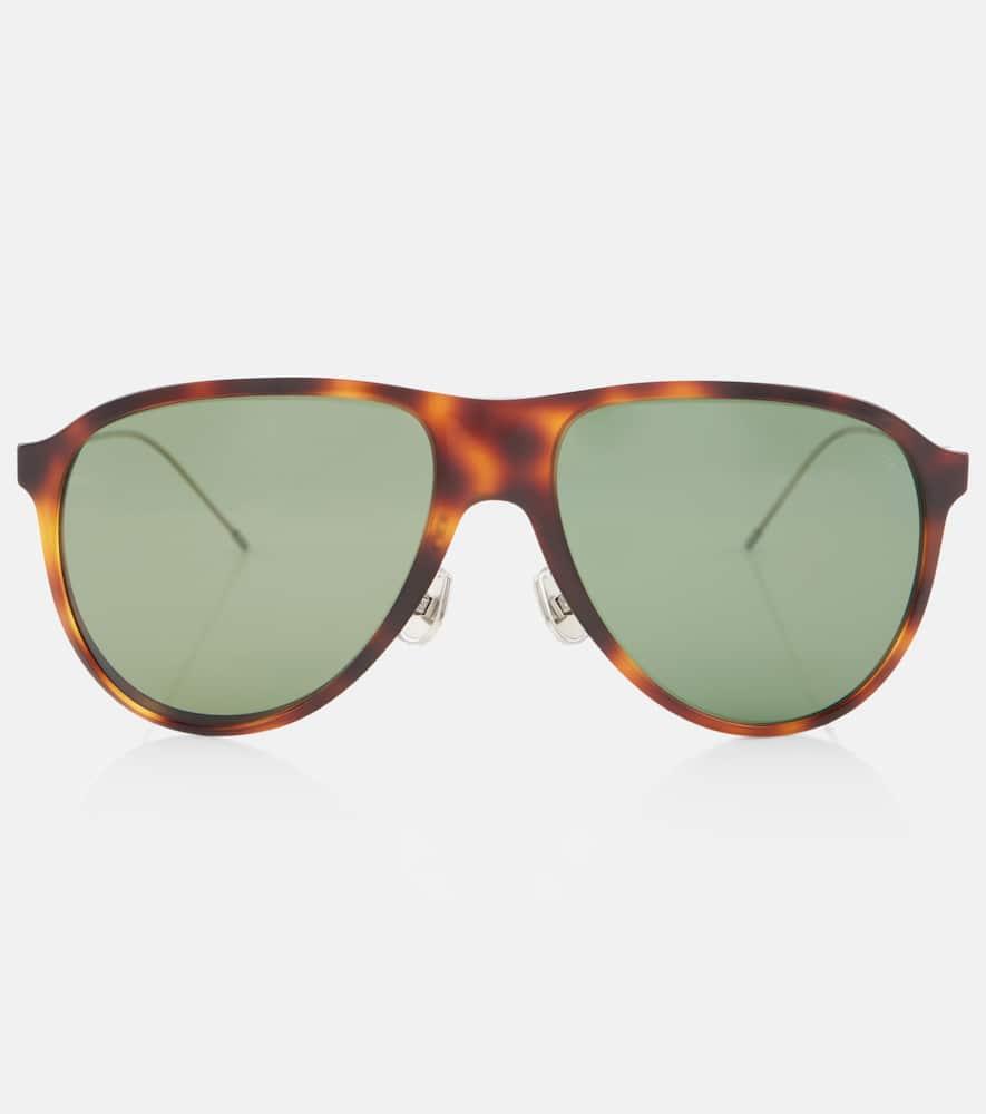 brunello cucinelli sartorial sunset aviator sunglasses