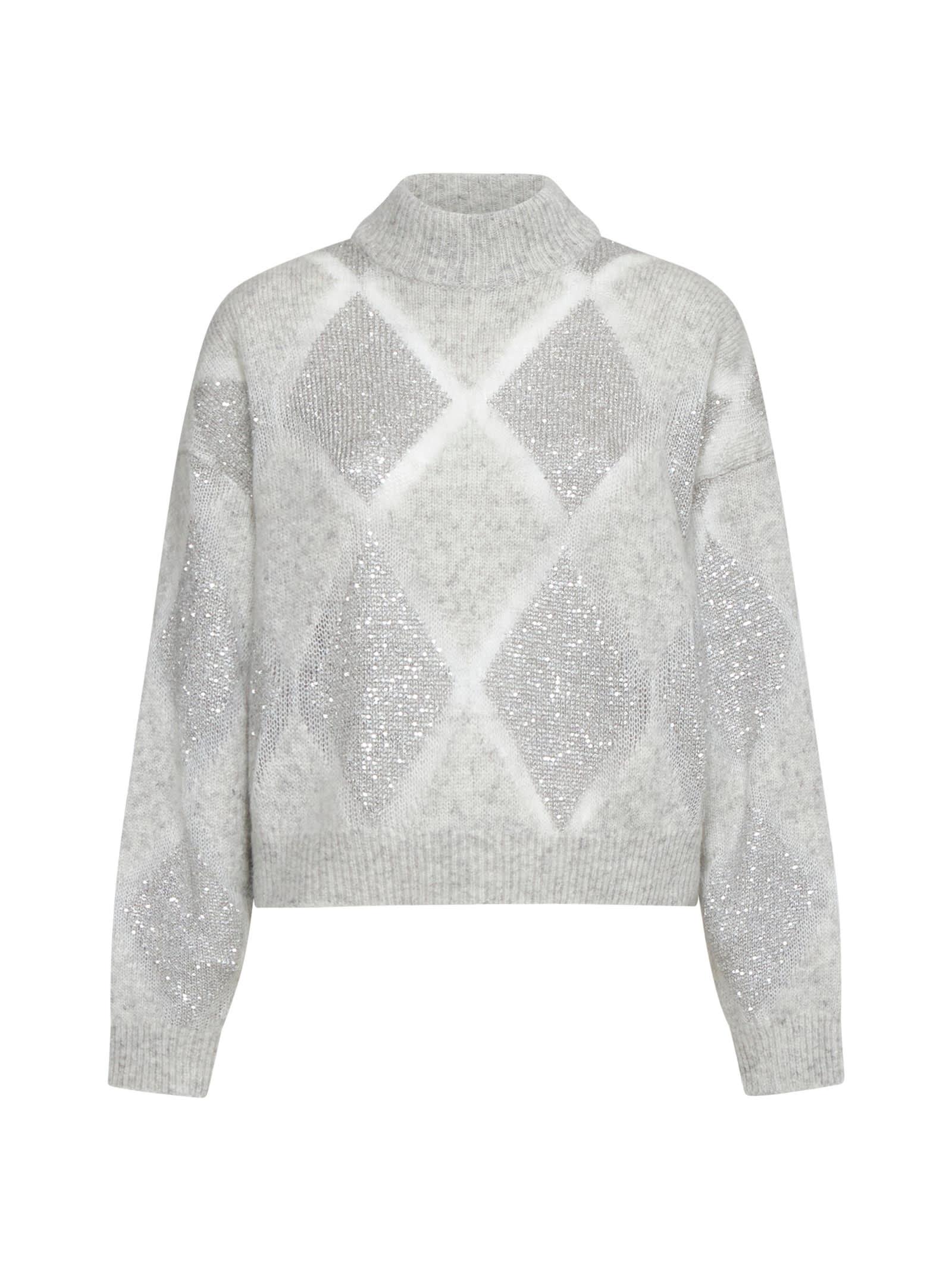 brunello cucinelli sequin sweater