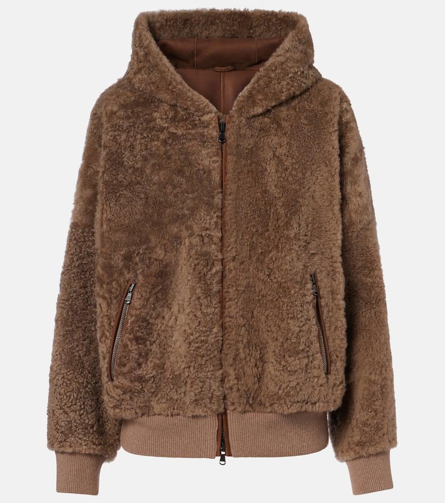 brunello cucinelli shearling and cashmere jacket