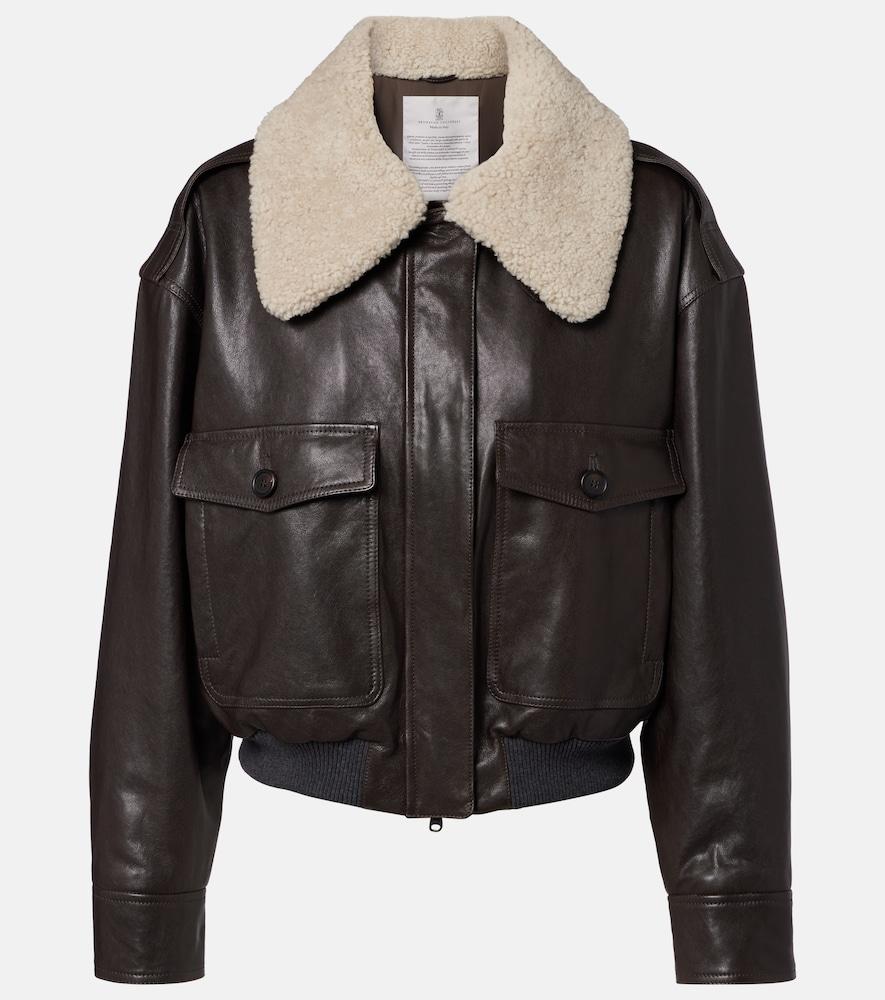 brunello cucinelli shearling