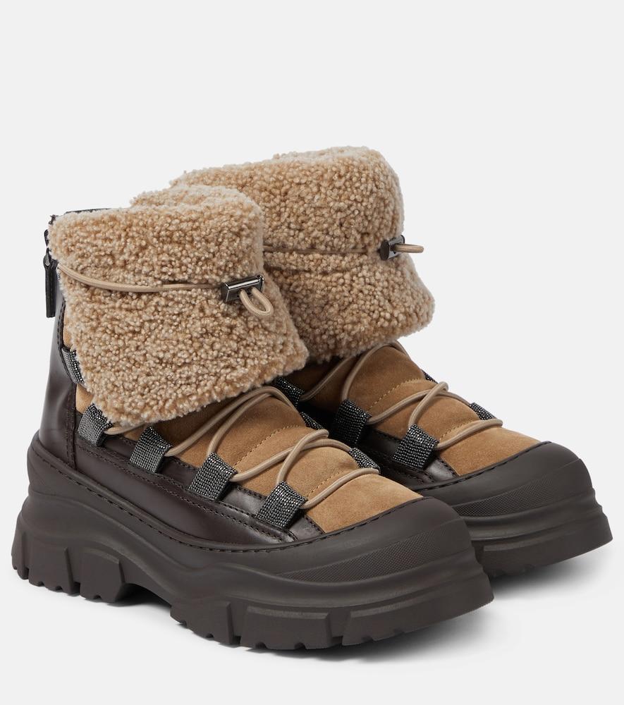 brunello cucinelli shearling