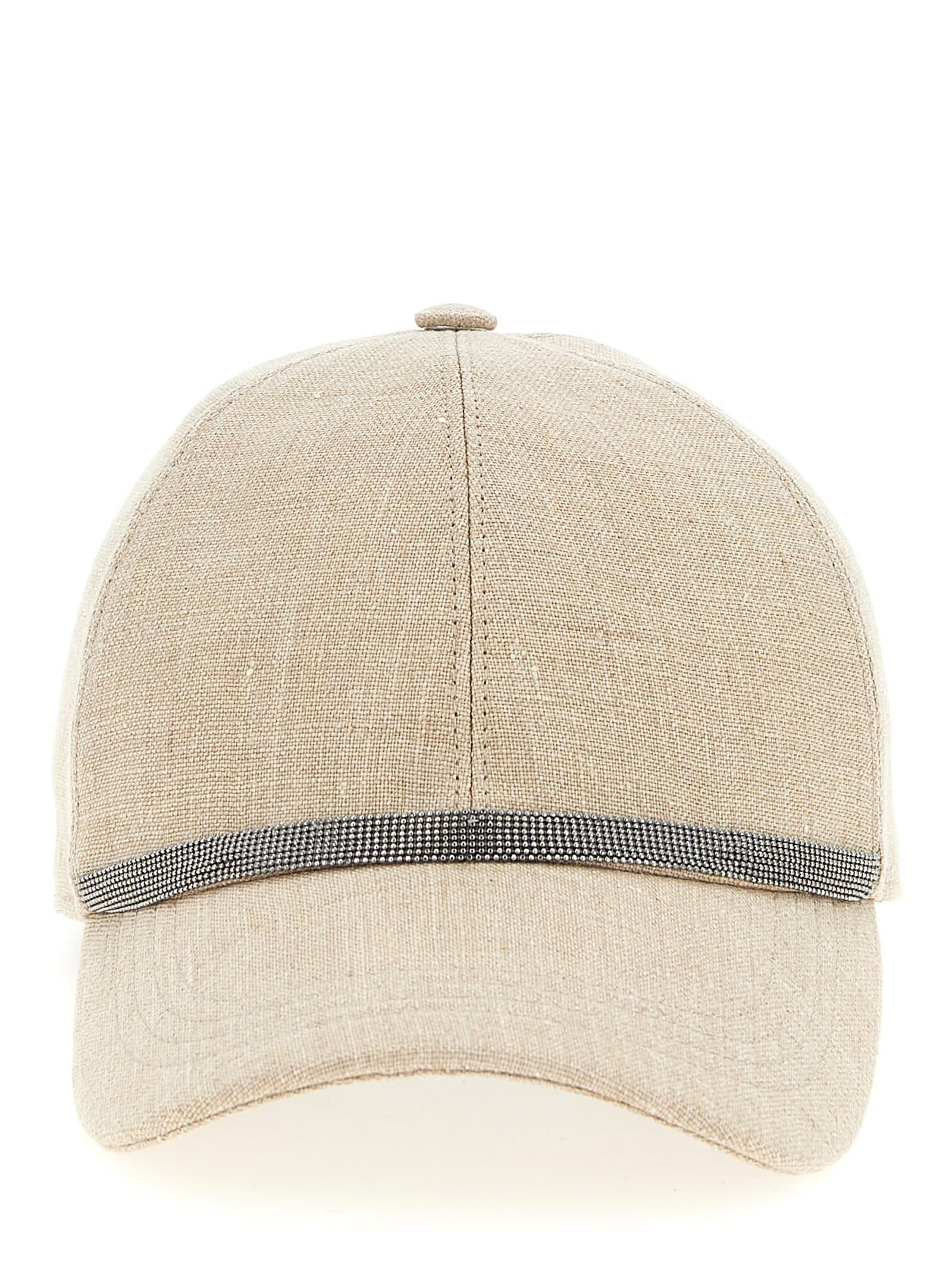 brunello cucinelli shiny band cap