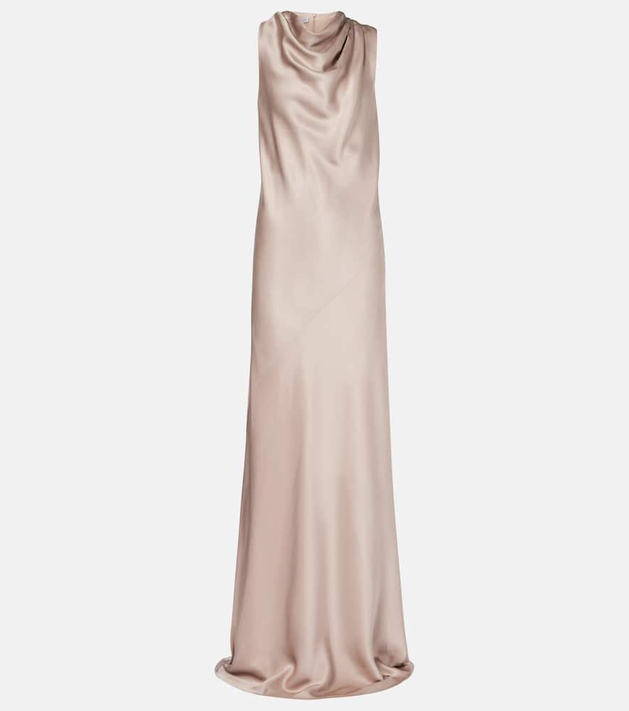 brunello cucinelli silk gown