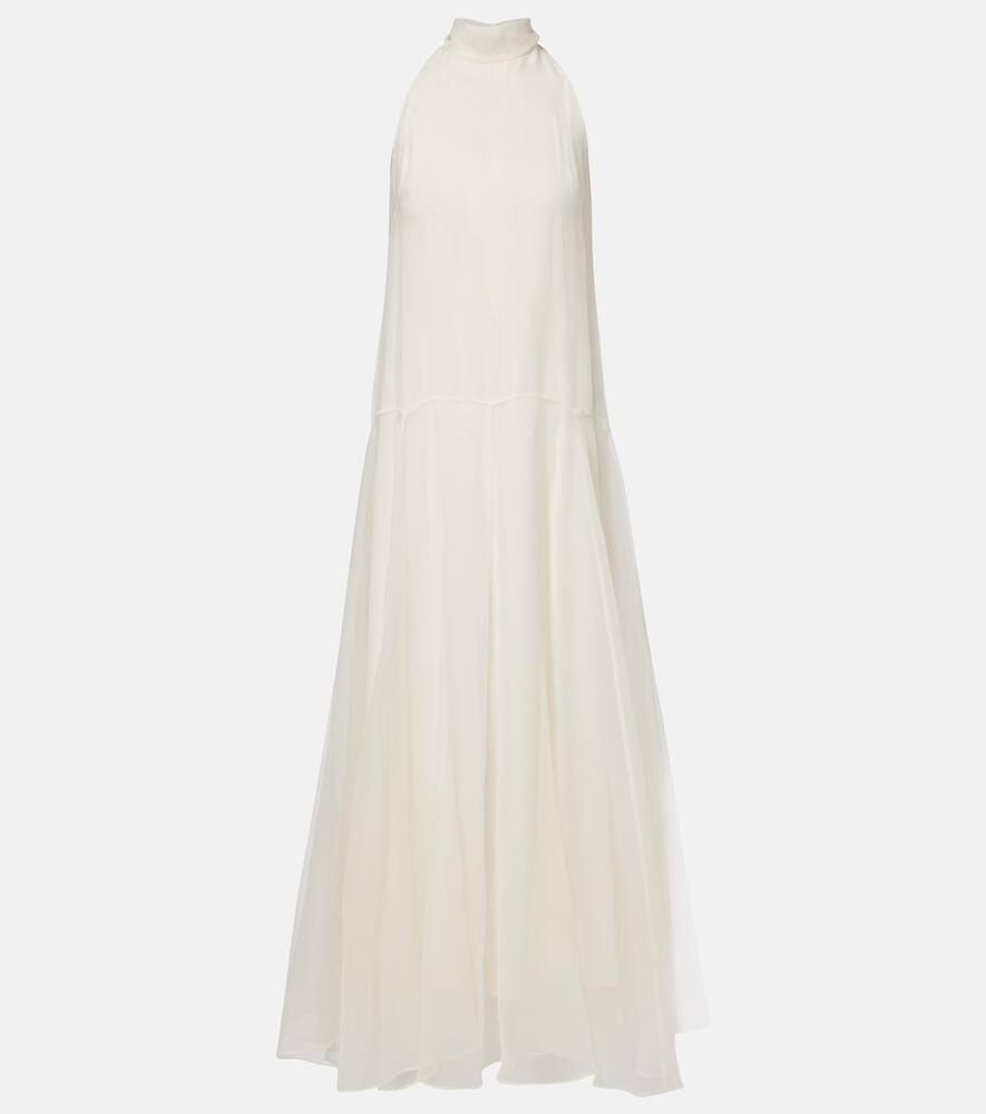 brunello cucinelli silk gown