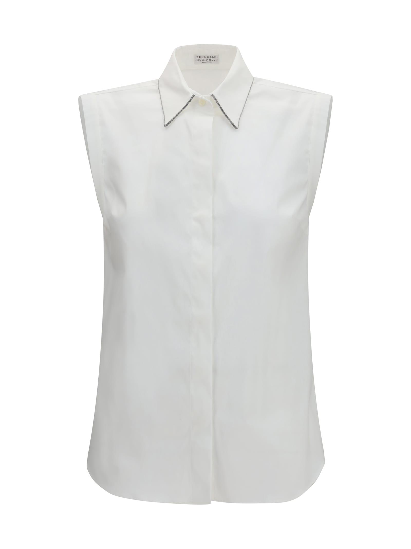 brunello cucinelli sleeveless shirt