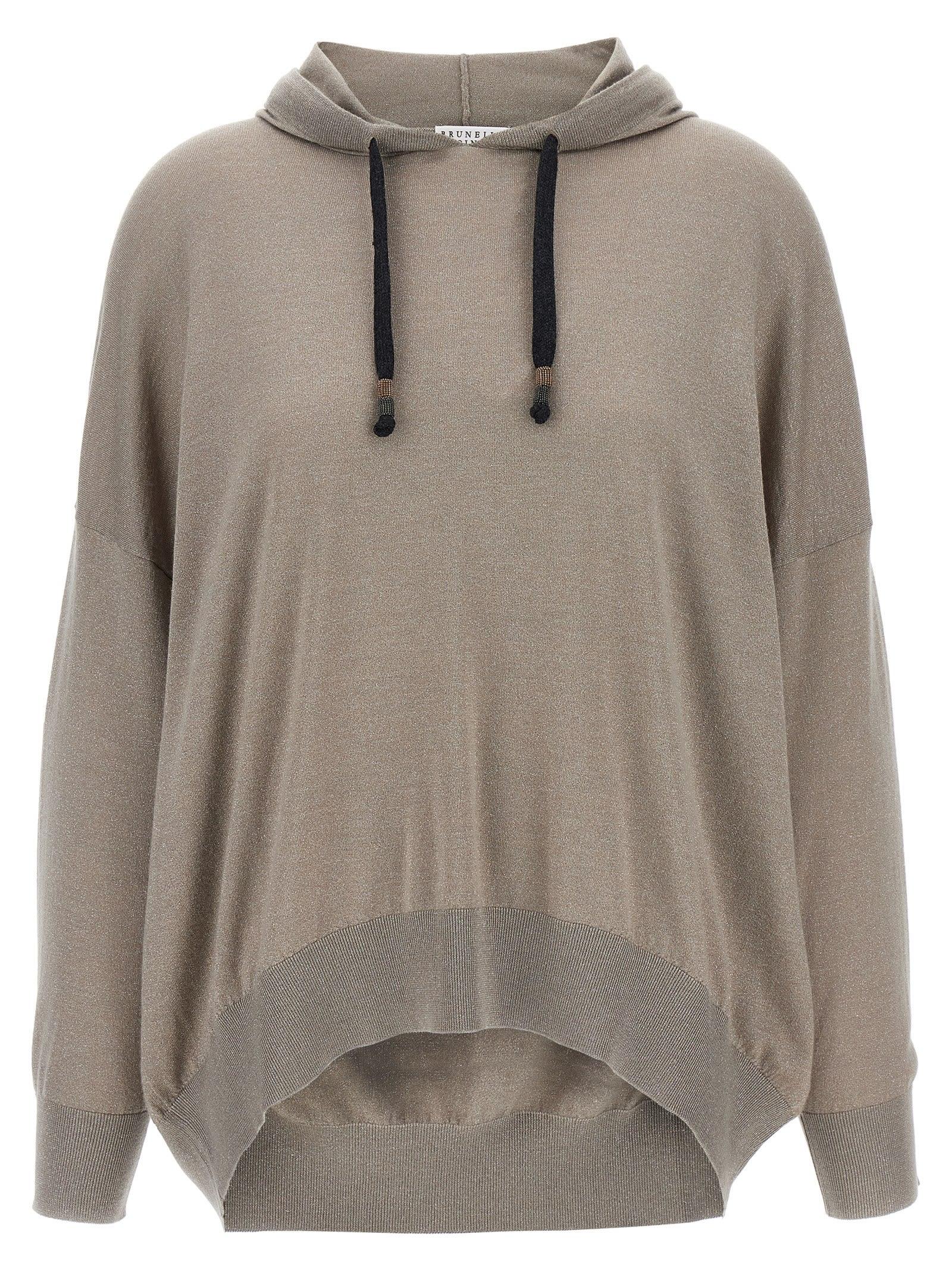 brunello cucinelli sparkling hoodie