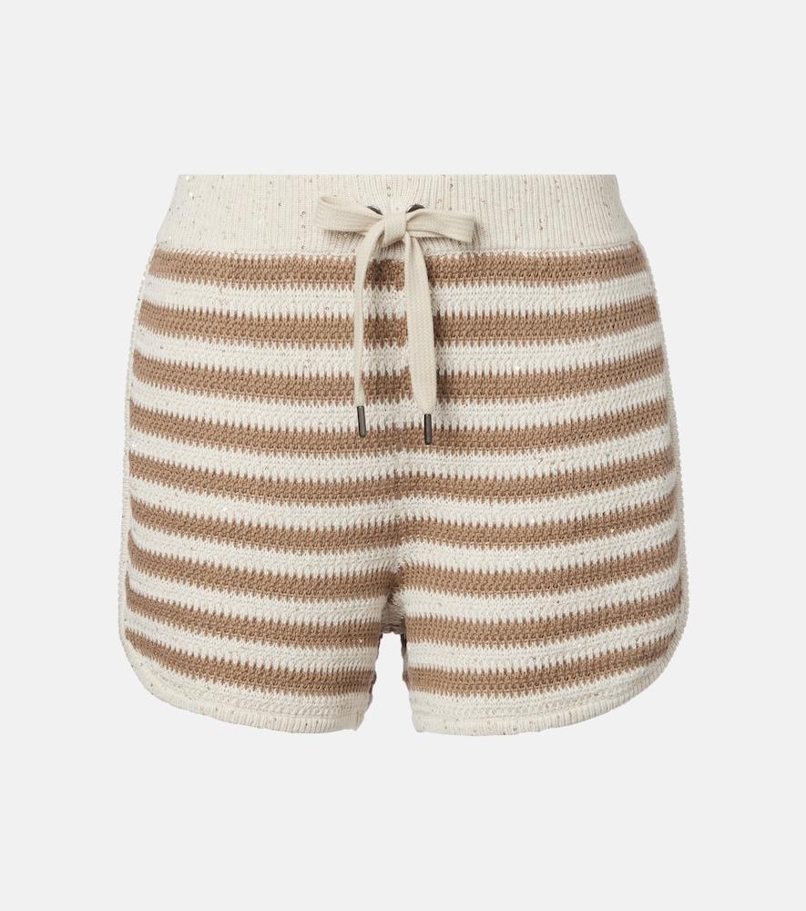 brunello cucinelli striped cotton