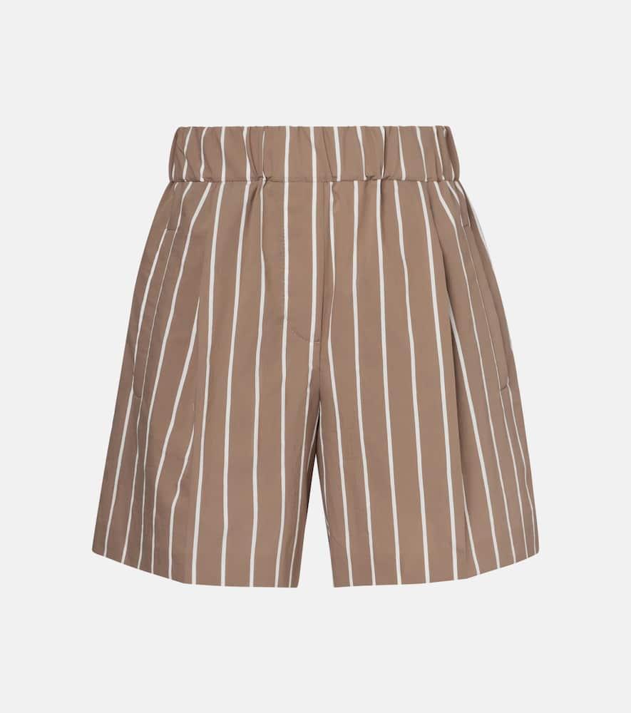 brunello cucinelli striped cotton