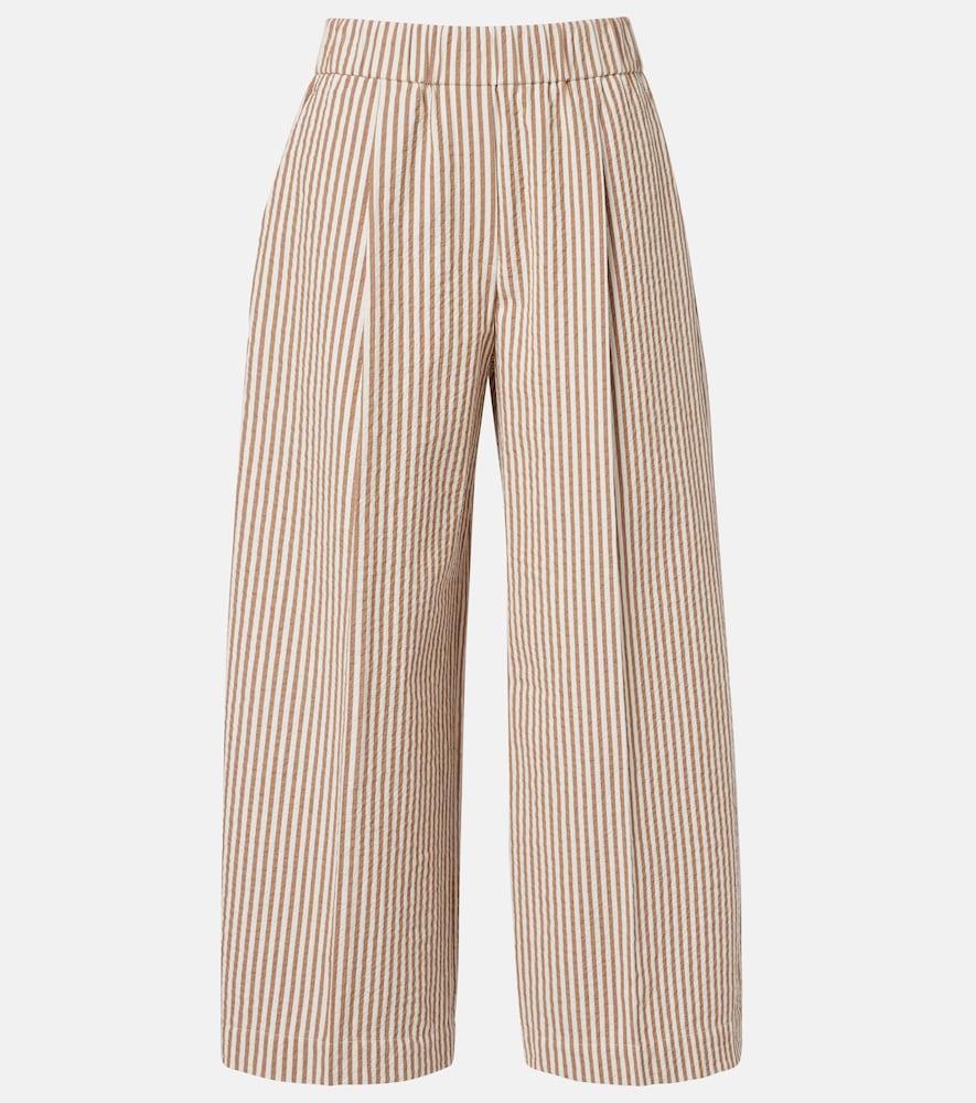 brunello cucinelli striped cotton