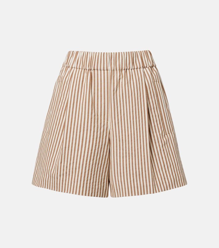 brunello cucinelli striped cotton