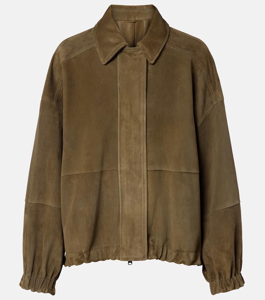 brunello cucinelli suede jacket