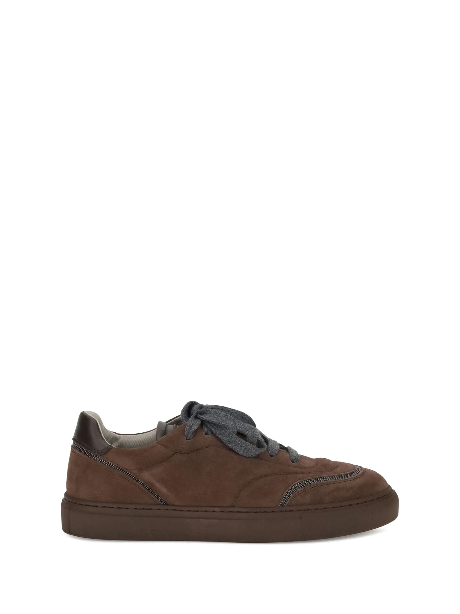 brunello cucinelli suede sneakers