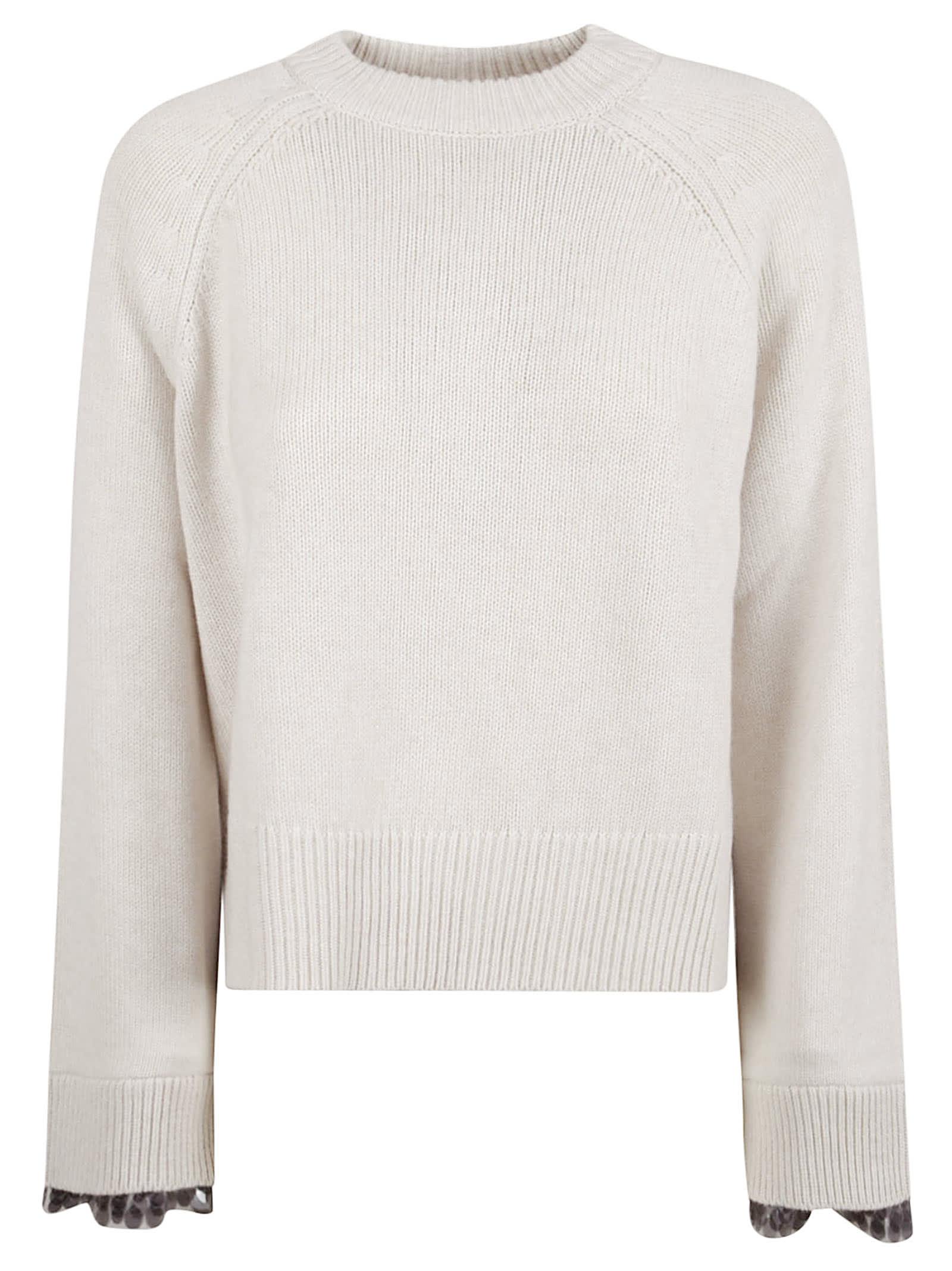 brunello cucinelli sweater with sequins on the cuffs