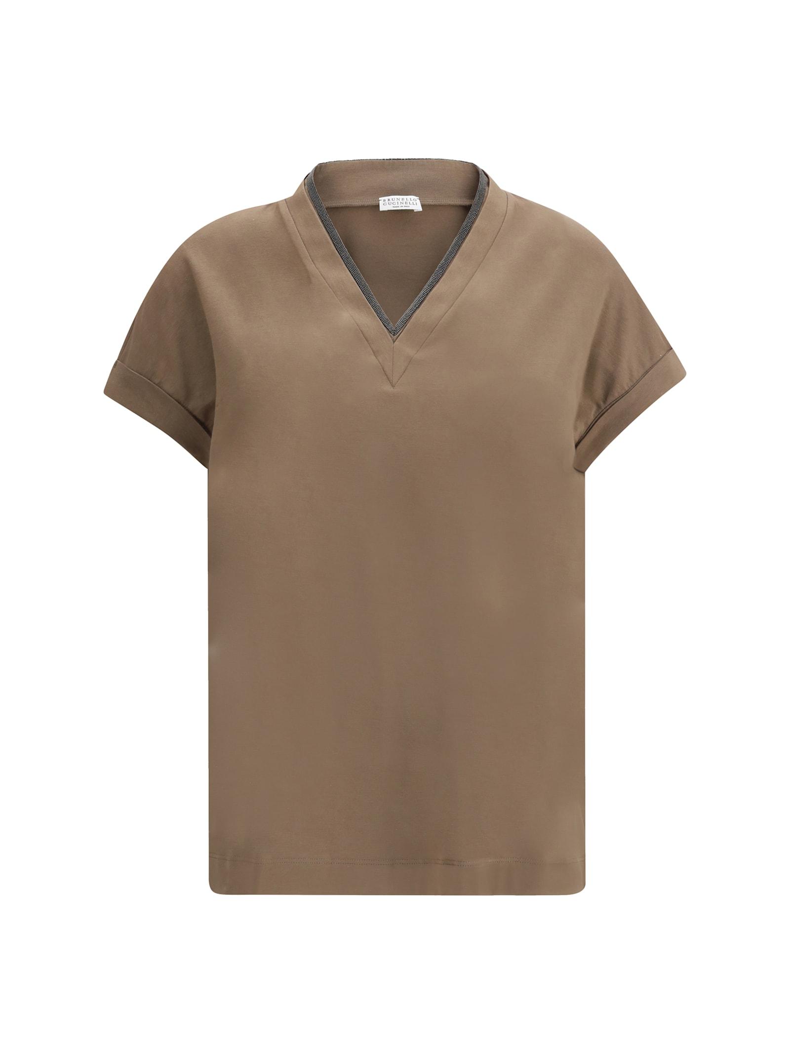 brunello cucinelli t-shirt with embellishments