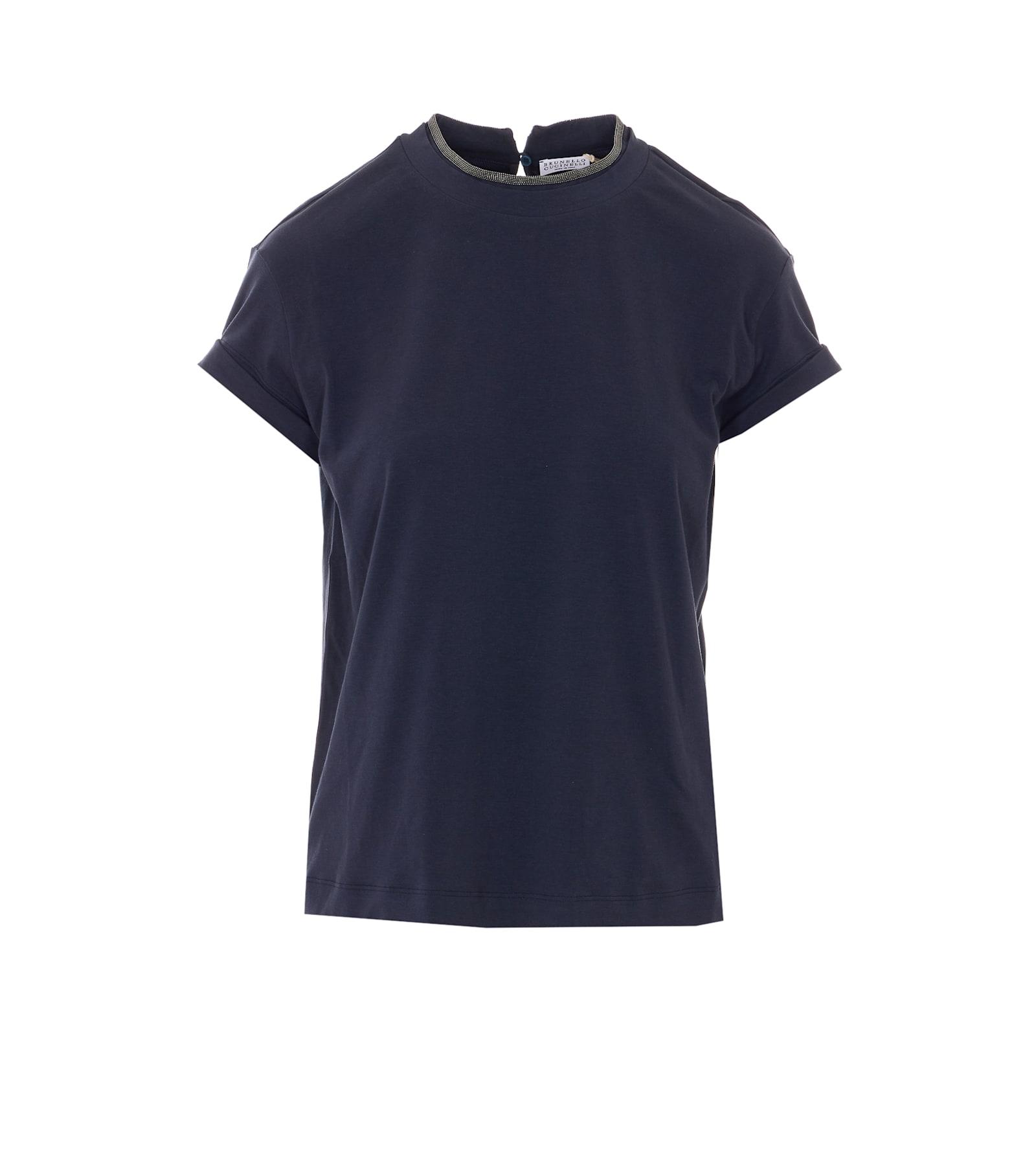 brunello cucinelli t-shirt with monile