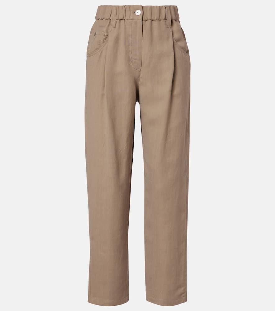 brunello cucinelli tapered pants