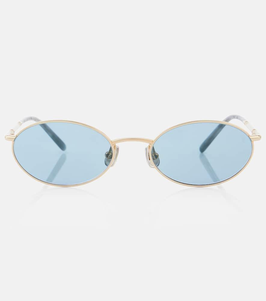 brunello cucinelli timeless reflections round sunglasses