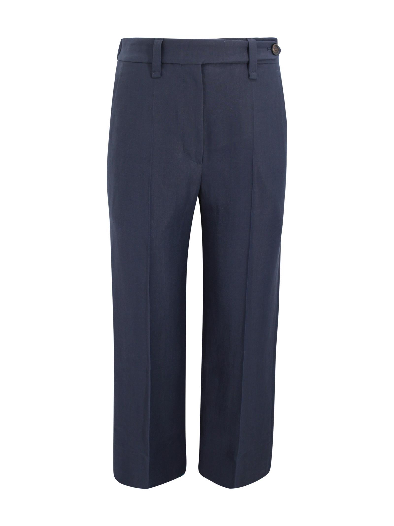 brunello cucinelli trousers abisso cotton - women