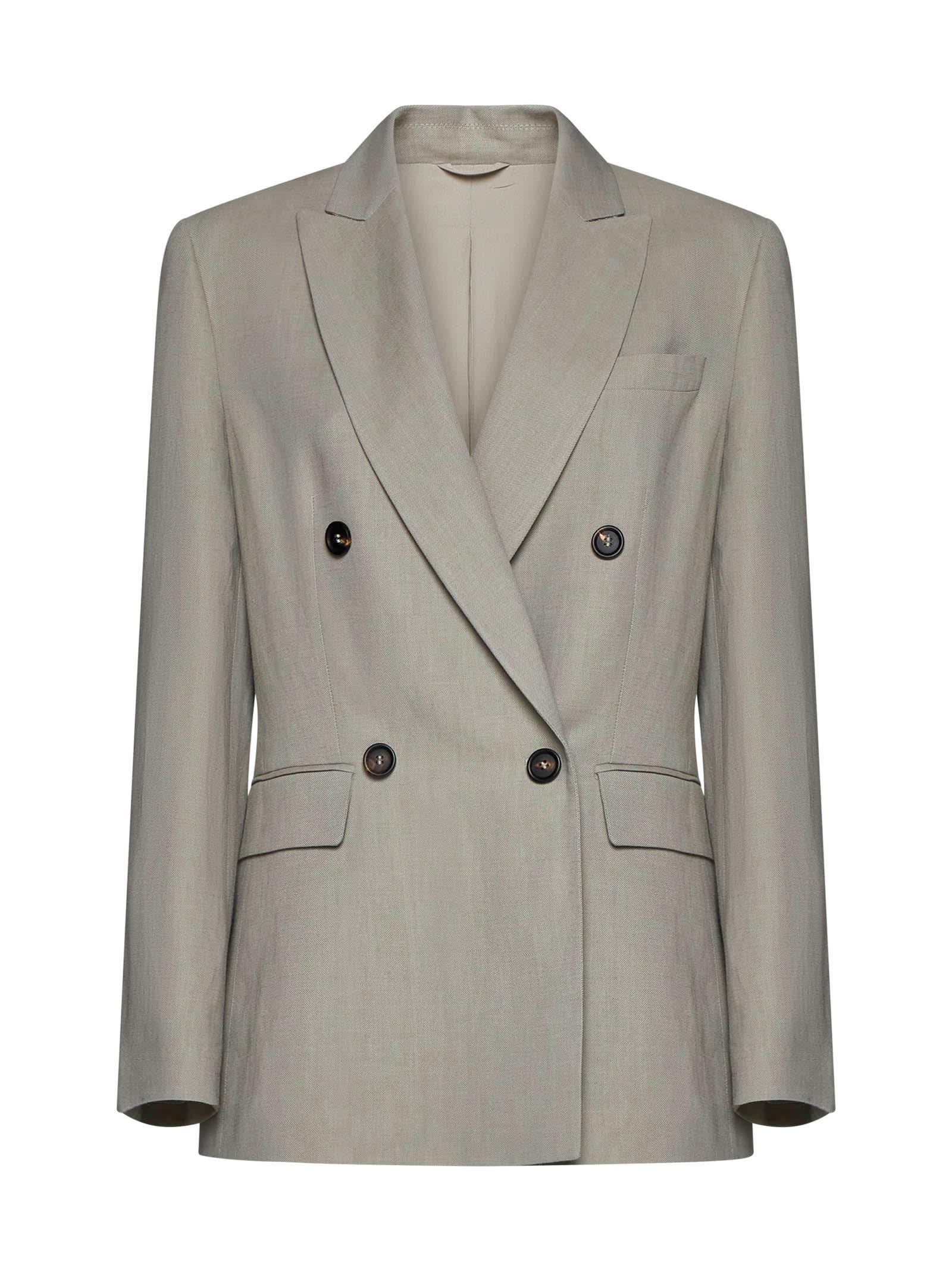 brunello cucinelli twill jacket